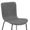 Armen Living Gillian Modern Light Gray Fabric and Metal Dining Room Chairs, PK2 LCGLSIBLCH - alternate 7